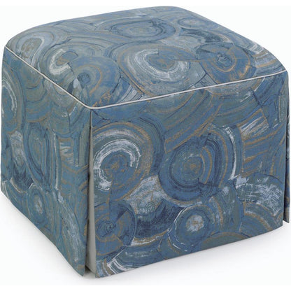 Chelsea Ottoman by John-Richard. Made from acacia wood, fabric, steel in a modern style.
