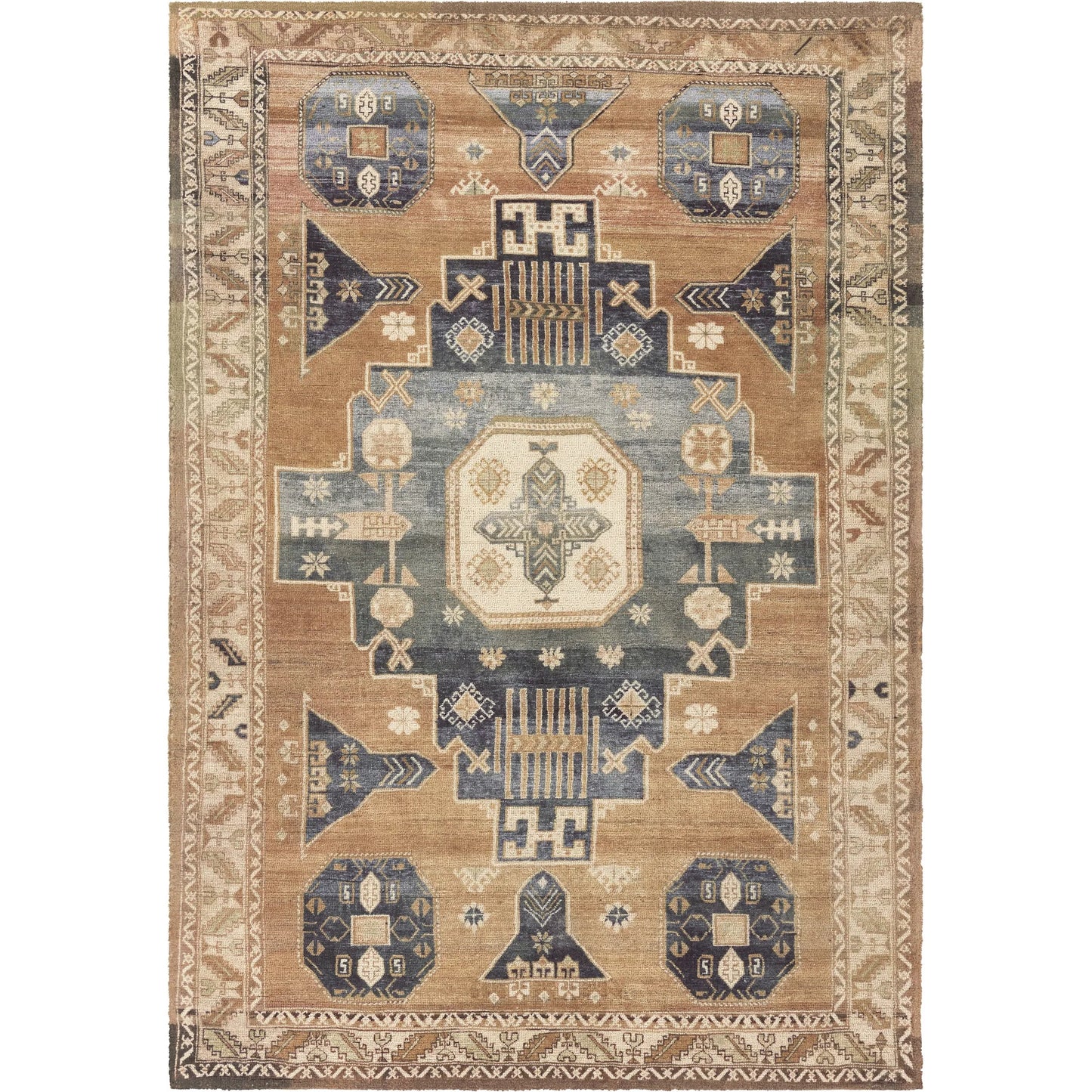 000 SI-2449299,SI-2449300,SI-2449301,SI-2449302,SI-2449303 | Primary Silo | Amata By House Sprucing AMT01 Rug by Jaipur Living in tan, navy. Made from 100% pet yarn in a unique style.