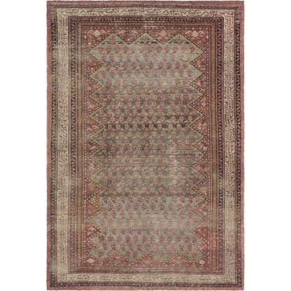 Amata By House Sprucing AMT02 Rug by Jaipur Living in red, blue. Made from 100% pet yarn in a unique style.