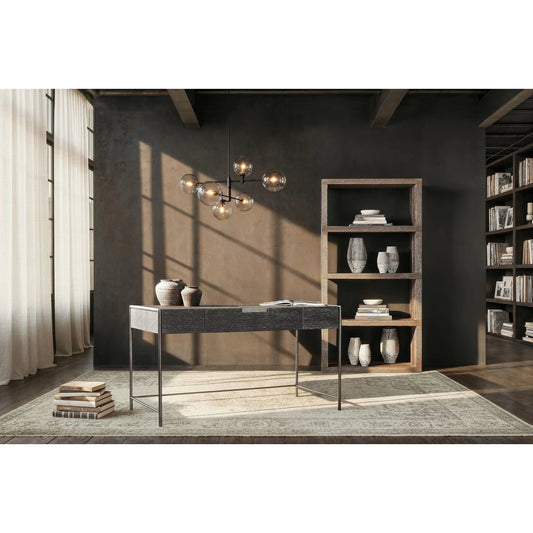 Outline Desk by Bernhardt in kohl, atra. Made from wood, metal in a transitional style.