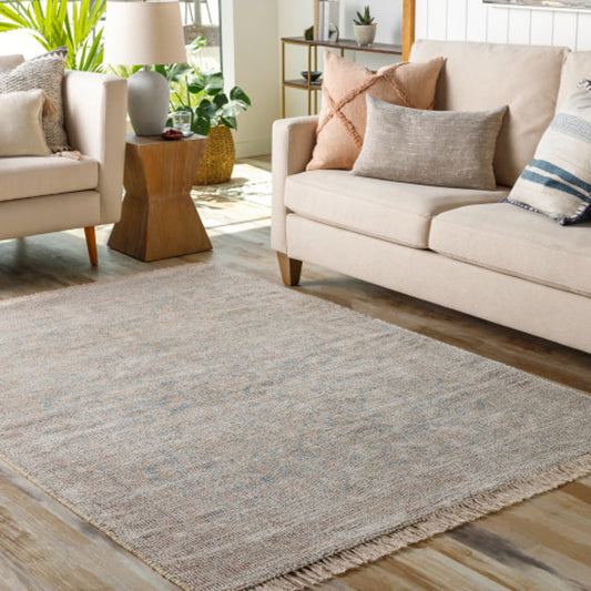 Amasya Rug by Surya in multi. Made from 50% cotton, 20% polyester, 15% viscose, 15% wool in a modern style.