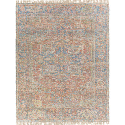 Amasya Rug - 29243 by Surya in multi. Made from 50% cotton, 20% polyester, 15% viscose, 15% wool in a unique style.