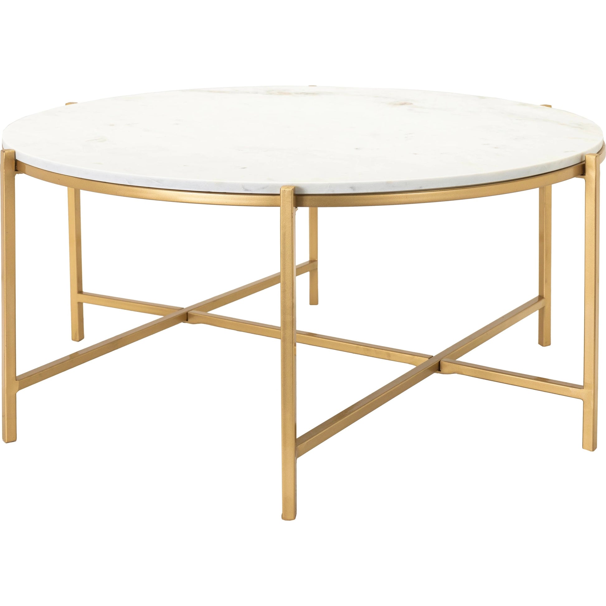 Anaya - 24737 by Livabliss in white, black, marble. Made from marble, metal in a modern style.