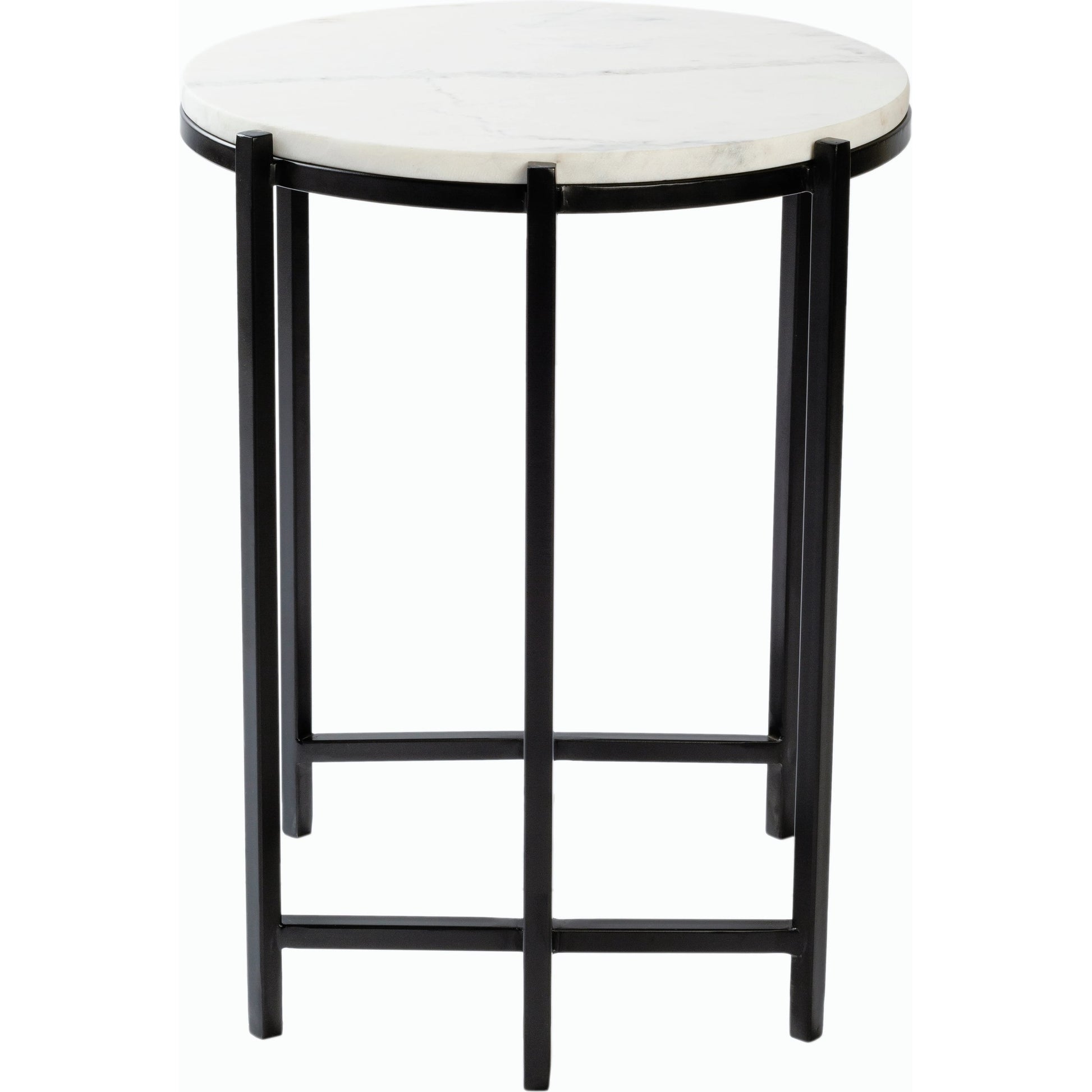 Anaya - 24738 by Livabliss in white and powder coatednatural. Made from top: marble, base: metal in a modern style.