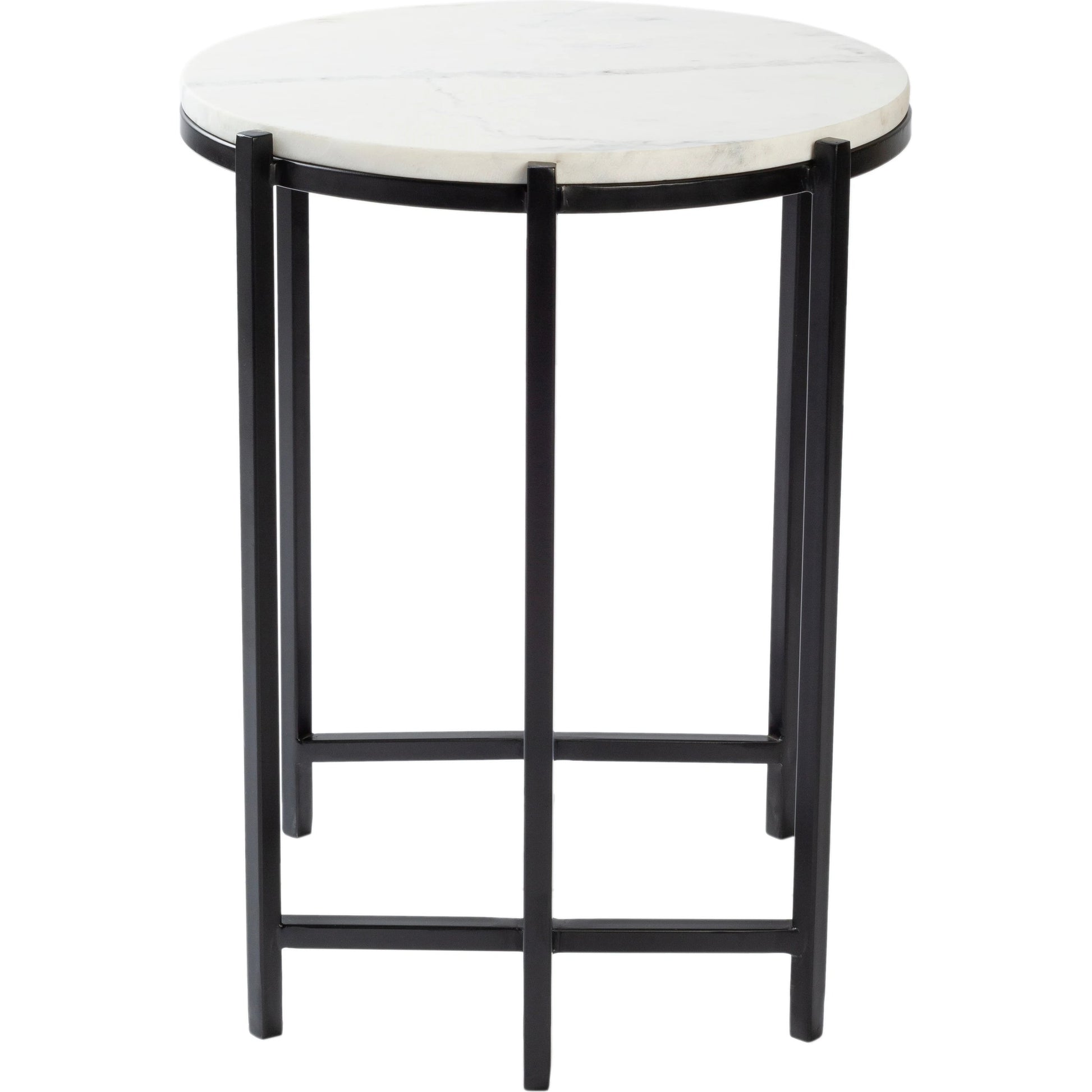 Anaya - 24738 by Livabliss in white and powder coatednatural. Made from top: marble, base: metal in a modern style.