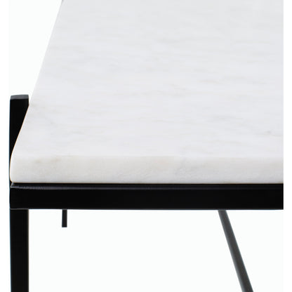 Anaya - 27106 by Livabliss in black frame and powder coatednatural. Made from top: marble, base: metal in a modern style.