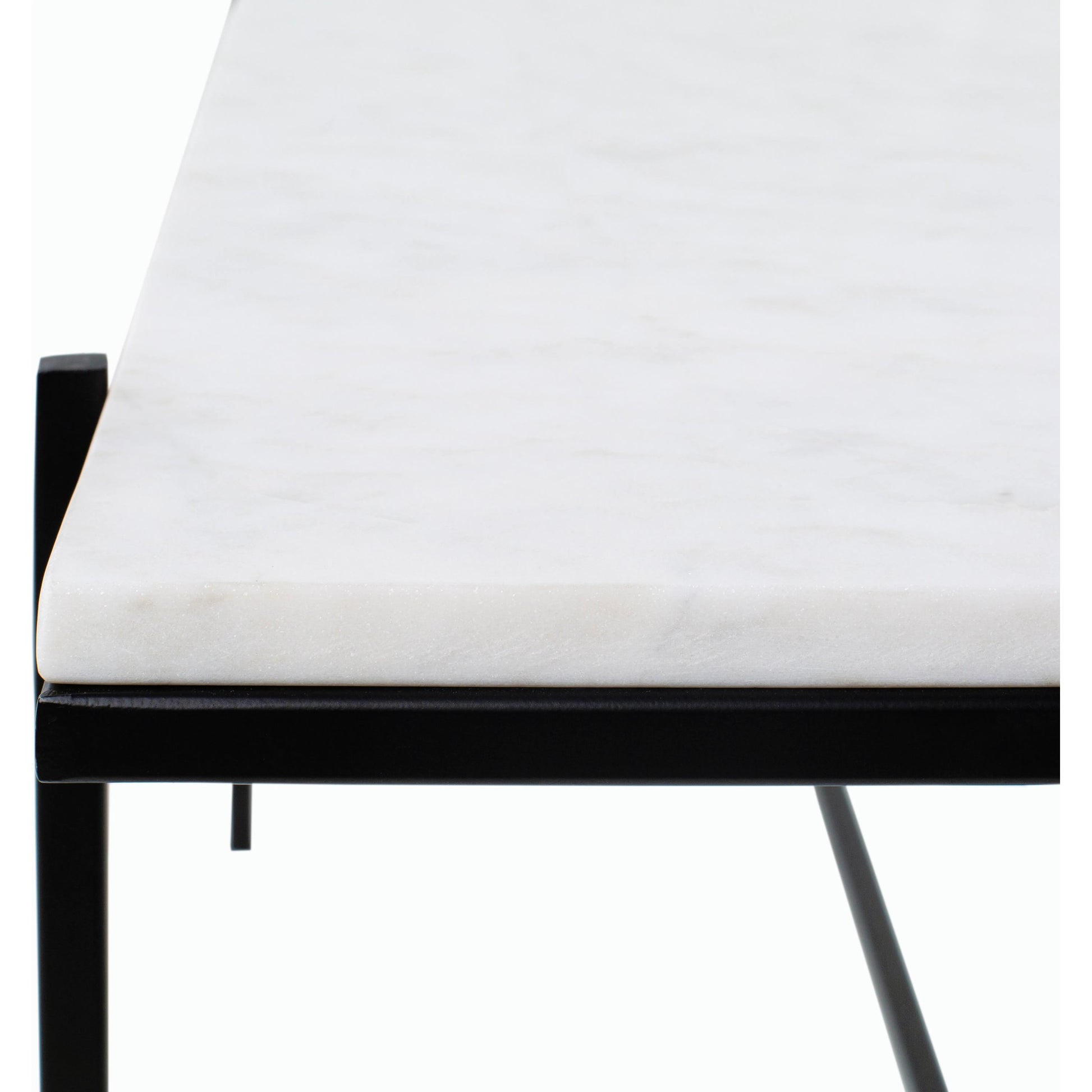 Anaya - 27106 by Livabliss in black frame and powder coatednatural. Made from top: marble, base: metal in a modern style.