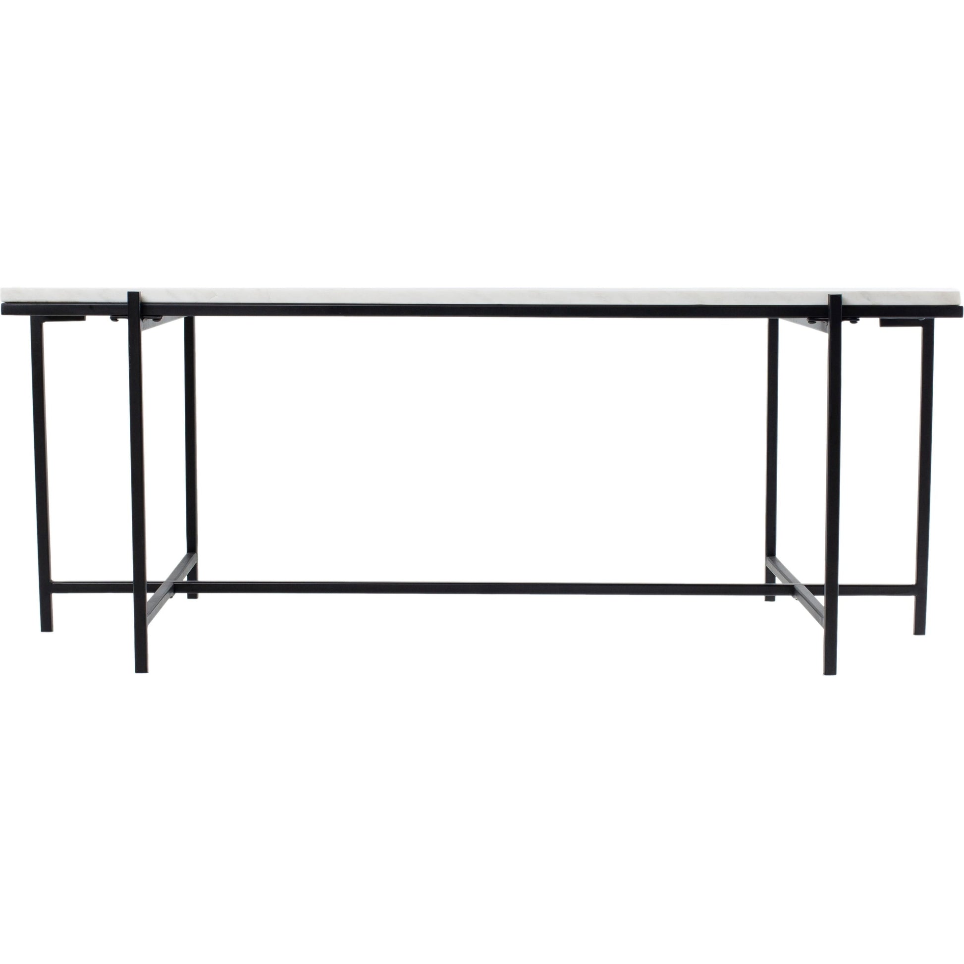 Anaya - 27106 by Livabliss in black frame and powder coatednatural. Made from top: marble, base: metal in a modern style.