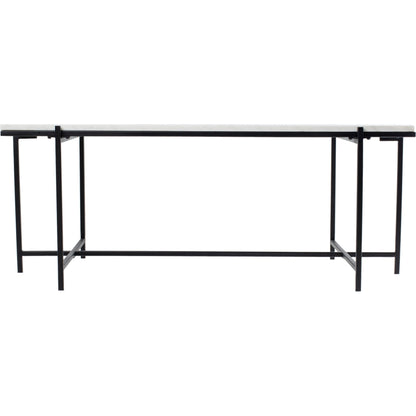 Anaya - 27106 by Livabliss in black frame and powder coatednatural. Made from top: marble, base: metal in a modern style.