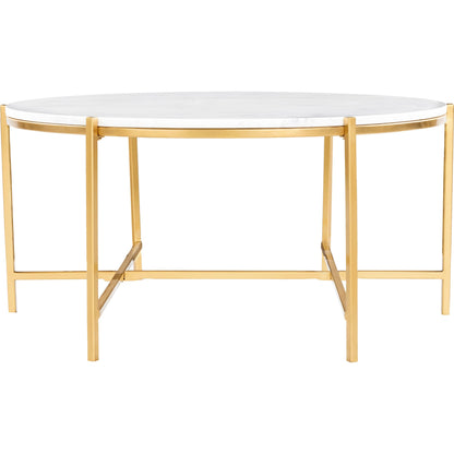 Anaya - 24737 by Livabliss in white, black, marble. Made from marble, metal in a modern style.