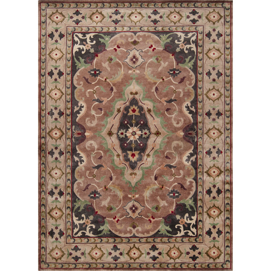 Anastacia Rug - 2532 by Surya in brown. Made from 100% new zealand wool in a unique style.