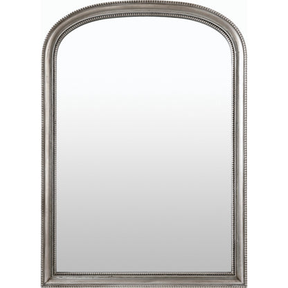 Nalanda Mantel Mirror - 535593 by Surya in antiqued. Made from manufactured wood in a modern style.