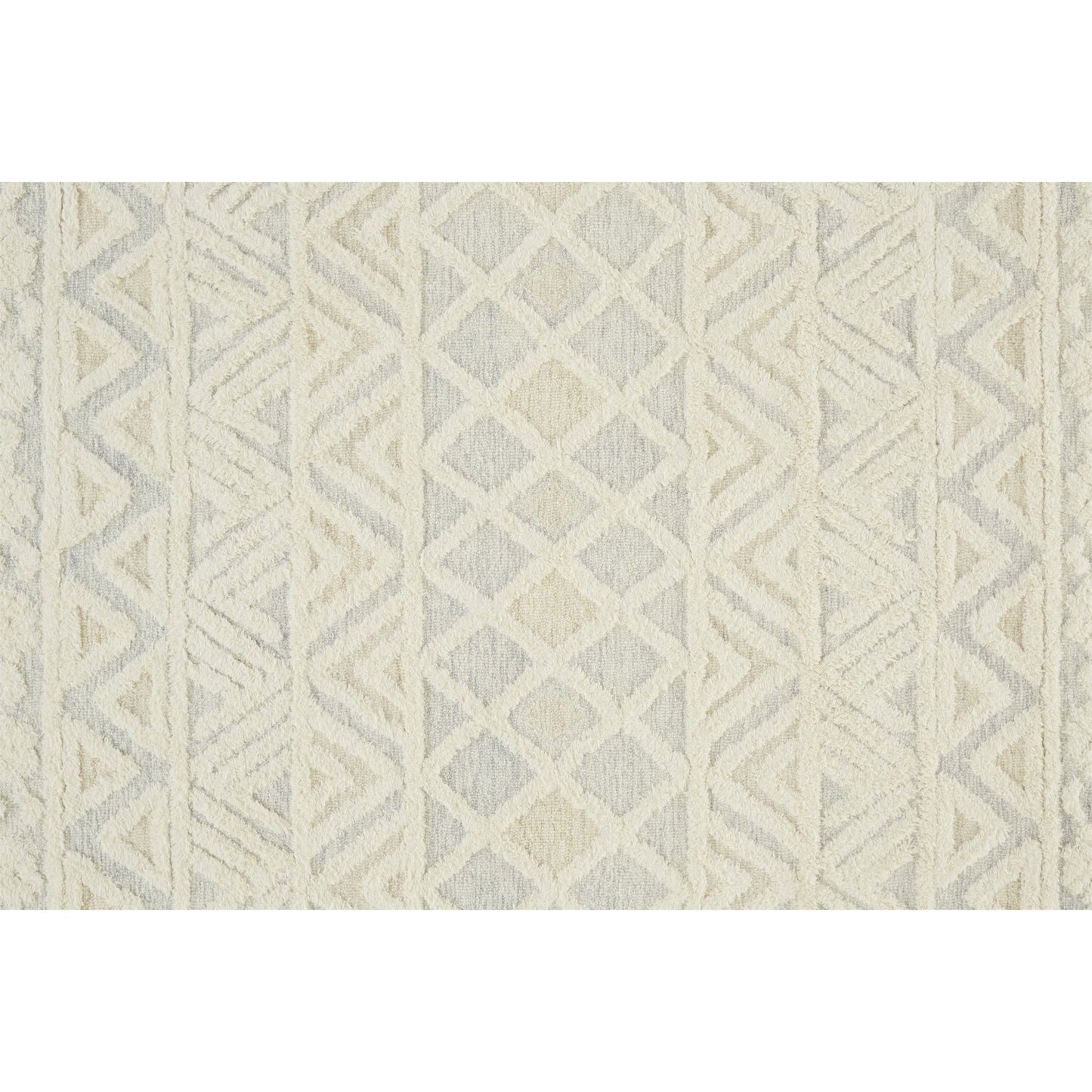 006 SI-1753546,SI-1753547,SI-1753549,SI-1753550,SI-1753551 | Closeup | Anica Traditional Geometric Rug - 8005F by Feizy in ivory, blue, tan. Made from wool in a unique style.