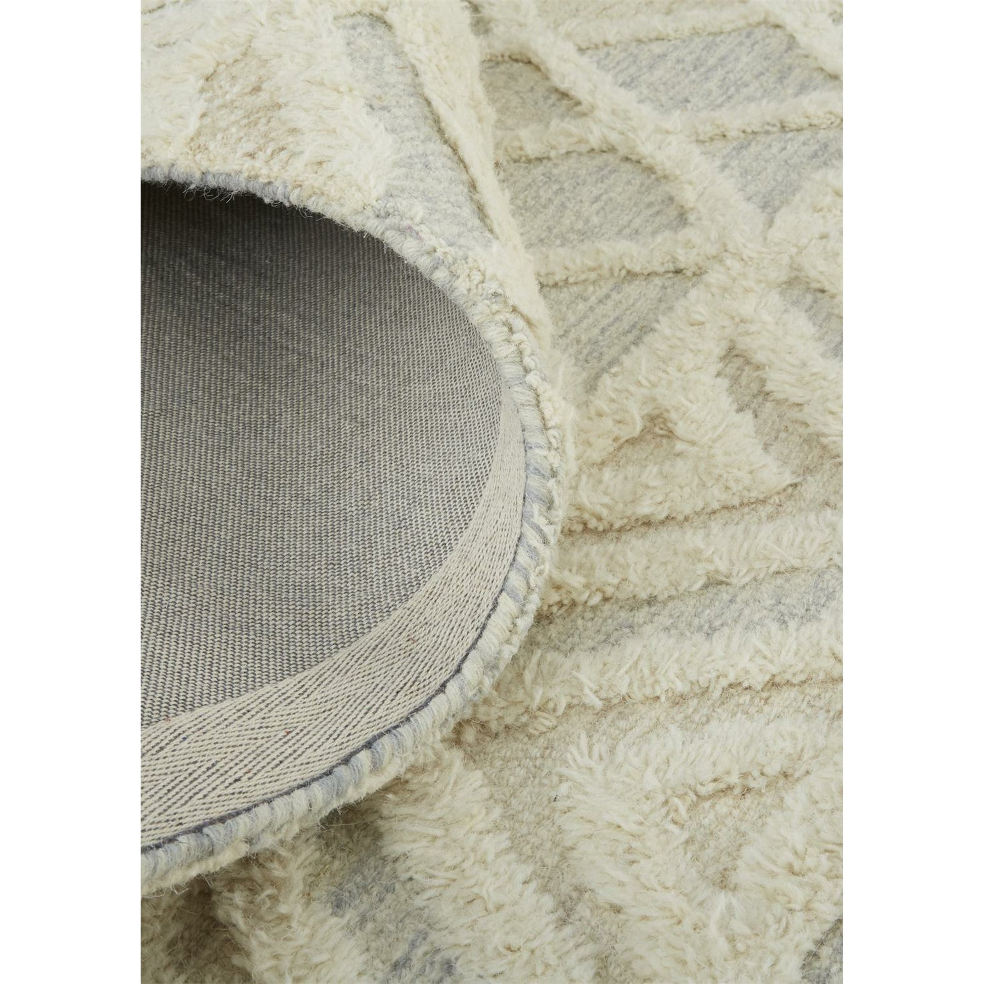 Anica Traditional Geometric Rug - 8005F by Feizy in ivory, blue, tan. Made from wool in a unique style.