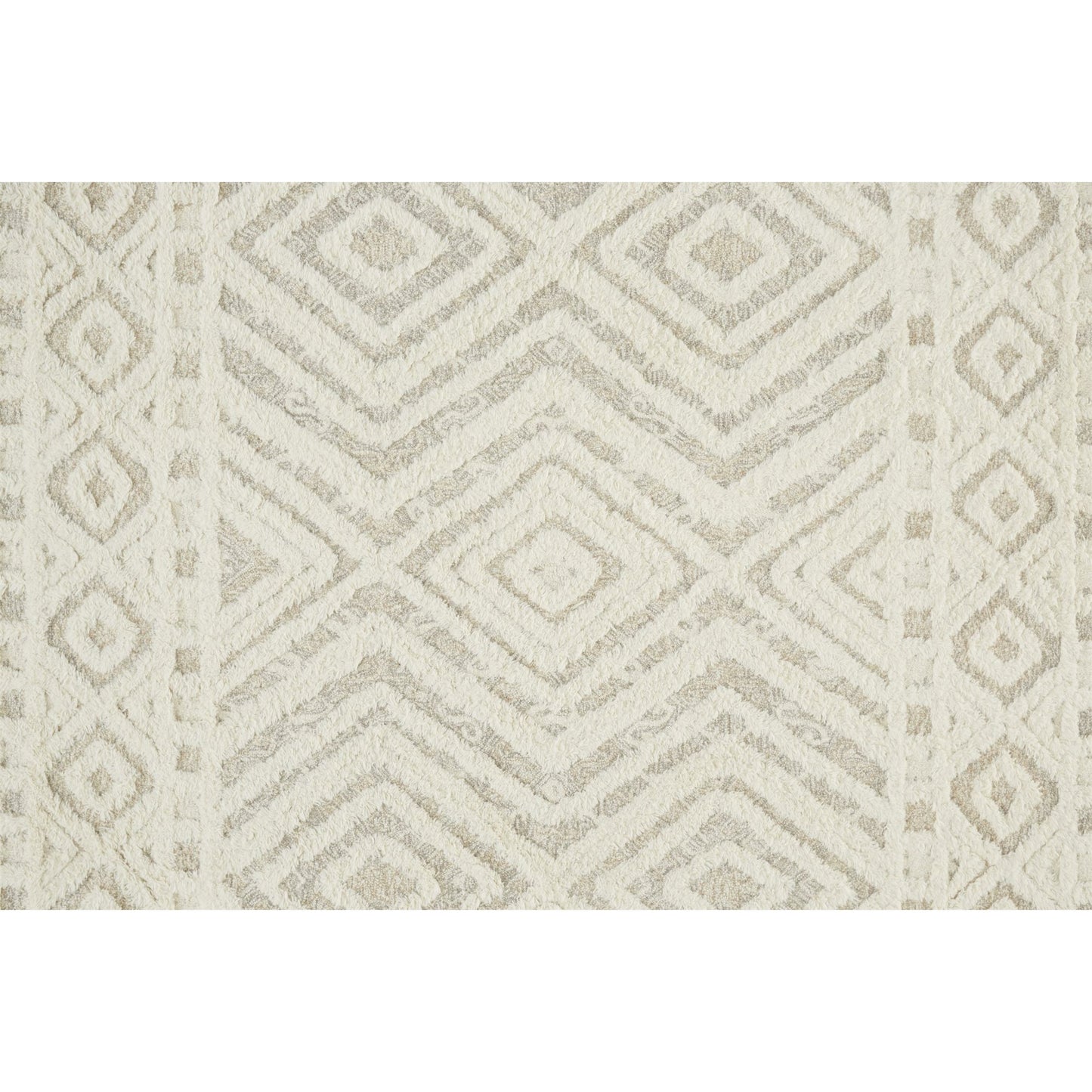 007 SI-1753576,SI-1753577,SI-1753578,SI-1753579,SI-1753580,SI-1753581 | Closeup | Anica Transitional Diamond Rug - 8010F by Feizy in ivory, tan. Made from wool in a unique style.