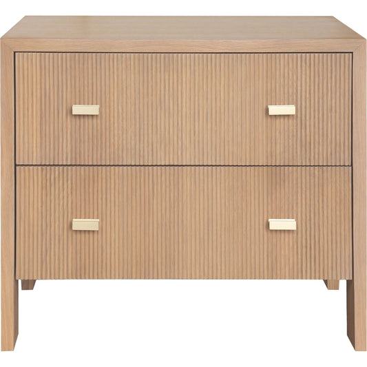 Andre Two Drawer Side Table by Worlds Away. Made from unique in a unique style.