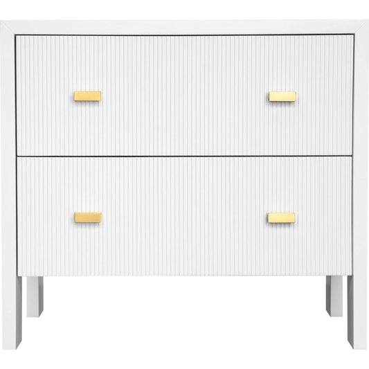 Andre Two Drawer Side Table by Worlds Away. Made from unique in a unique style.