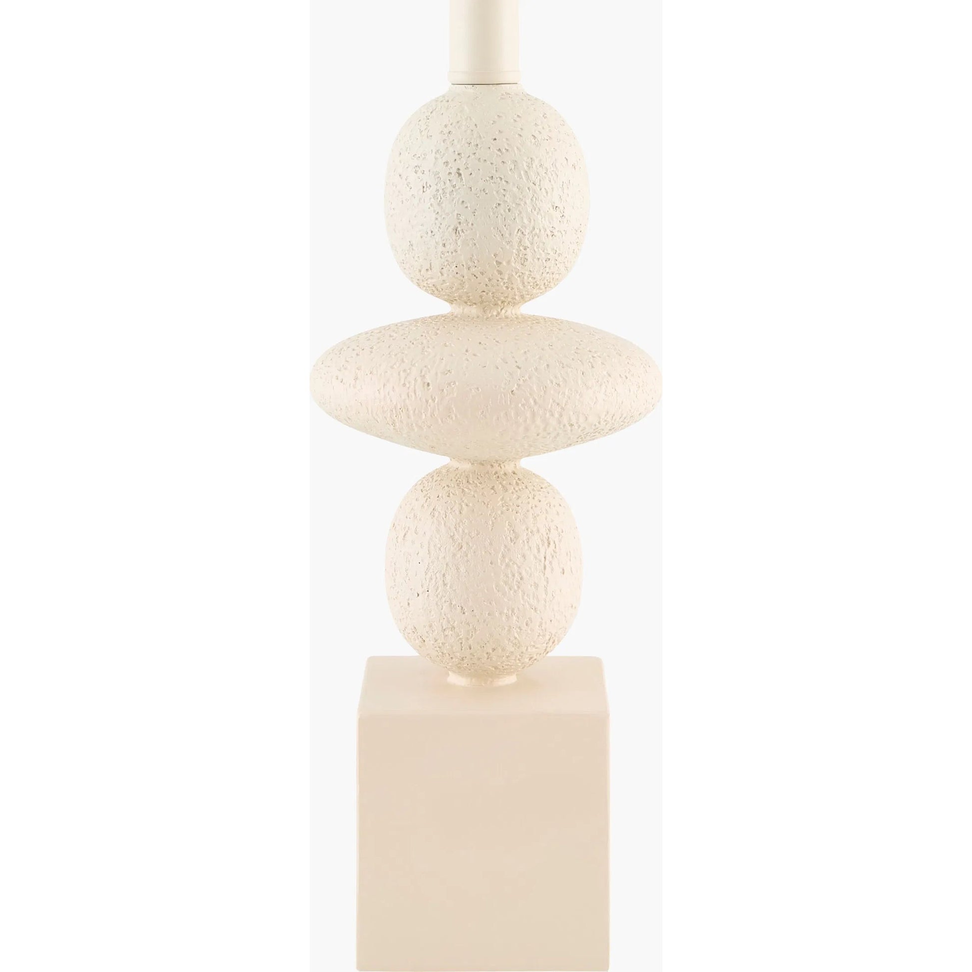 Anie Accent Table Lamp by Livabliss. Made from resin, linen, plastic in a modern style.