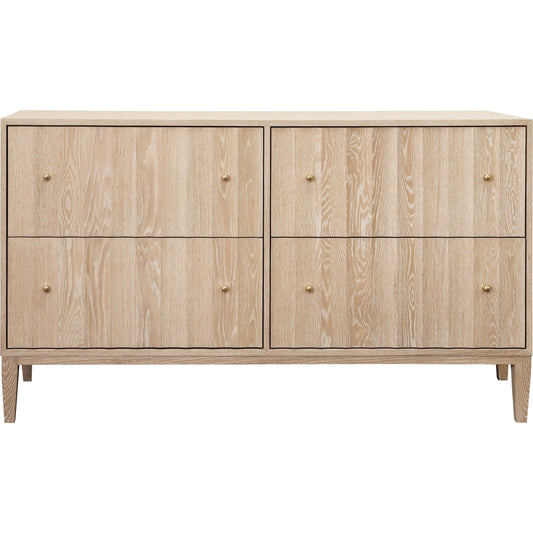Angus Four Drawer Chest by Worlds Away. Made from solid wood, mdf in a unique style.