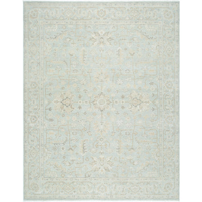 Anelka ANK-2300 Rug by Surya in pale sage, soft ivory, light taupe, misty gray. Made from wool in a unique style.