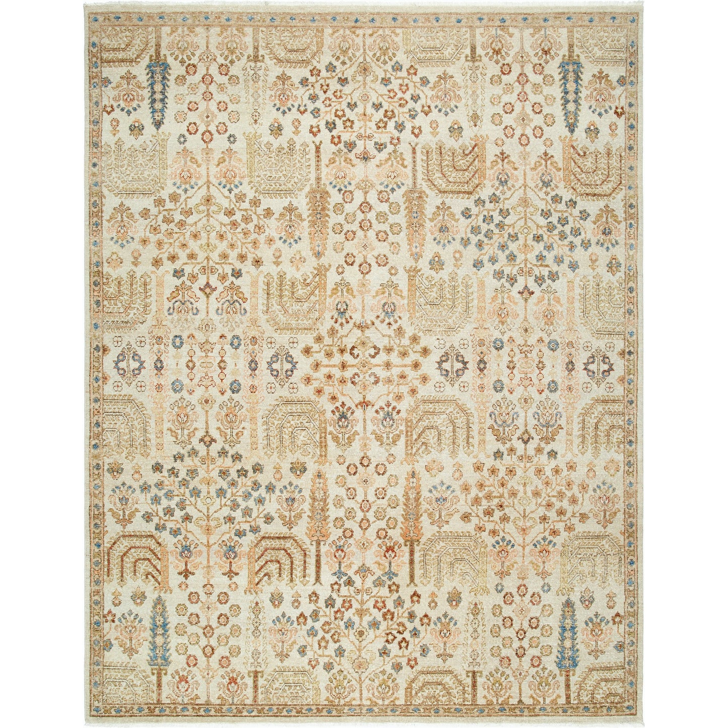 001 SI-2100000,SI-2100001,SI-2100002,SI-2100003,SI-2100004 | Primary Silo | Anelka ANK-2303 Rug by Surya in ivory, sandstone, slate blue, terracotta, olive green. Made from wool in a unique style.