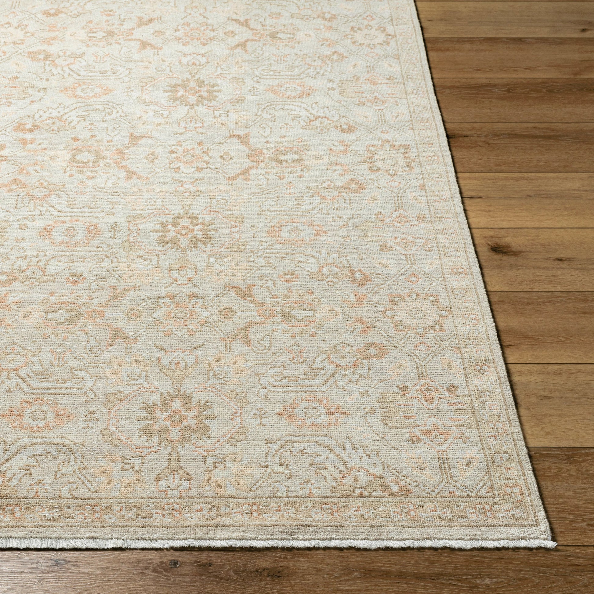 Anelka ANK-2306 Rug by Surya in ivory, sandstone, taupe, beige. Made from wool in a unique style.