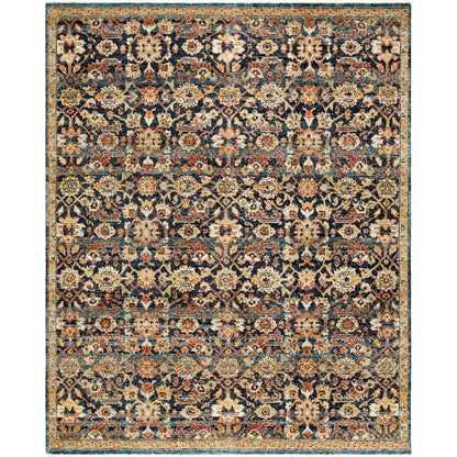 Anelka ANK-2307 Rug by Surya in navy, ivory, rust, gold, slate blue. Made from wool in a unique style.