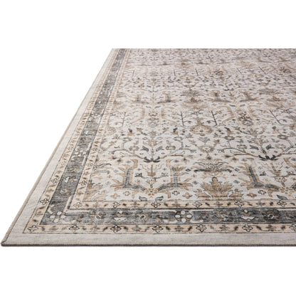Anniston ANS-01 Rug by Loloi in ivory, stone. Made from 100% polyester face in a unique style.