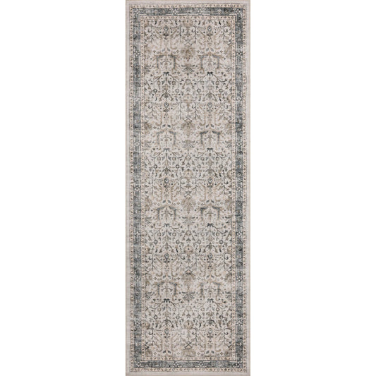Anniston ANS-01 Rug by Loloi in ivory, stone. Made from 100% polyester face in a unique style.