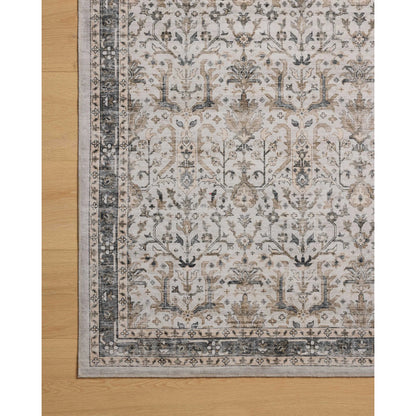 Anniston ANS-01 Rug by Loloi in ivory, stone. Made from 100% polyester face in a unique style.