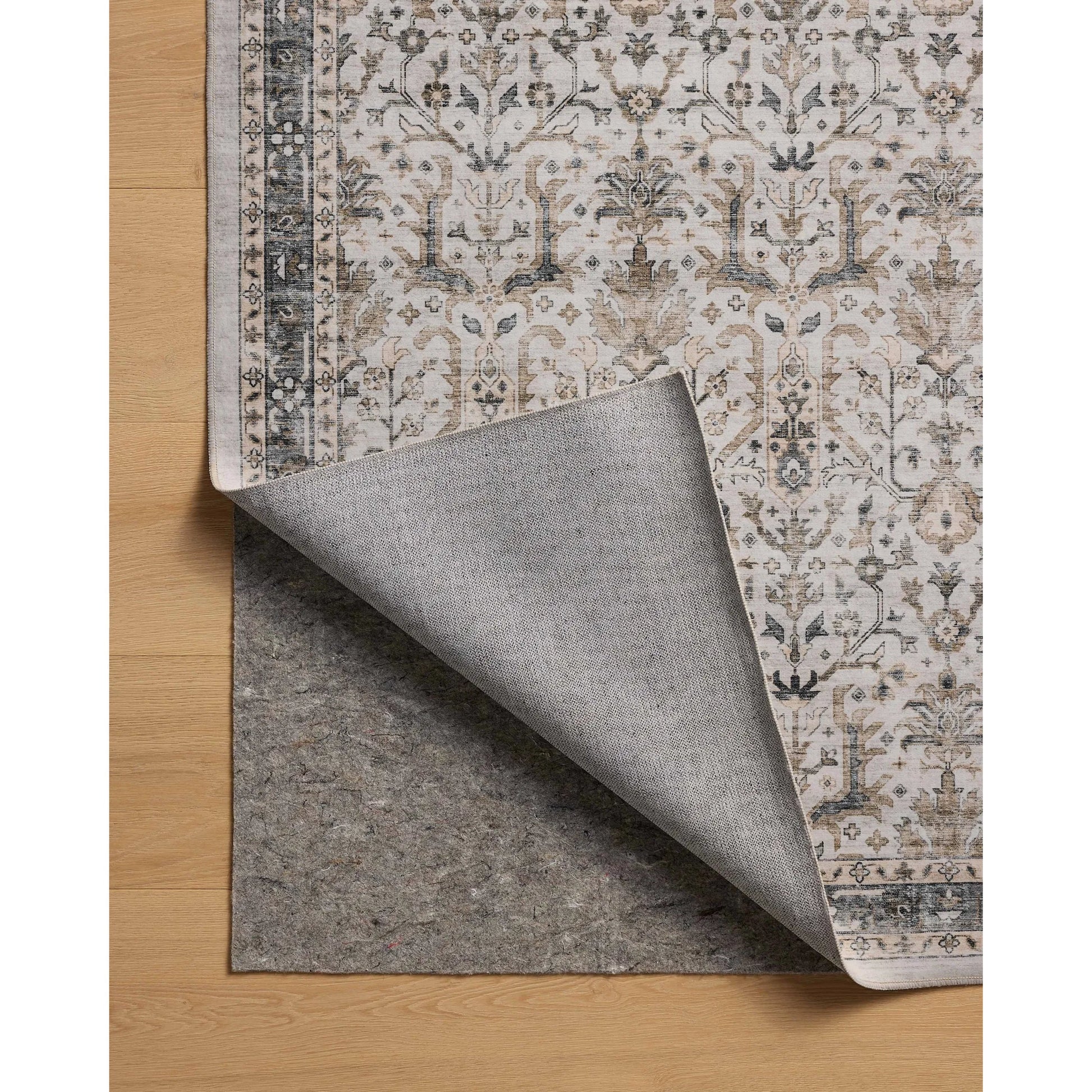Anniston ANS-01 Rug by Loloi in ivory, stone. Made from 100% polyester face in a unique style.