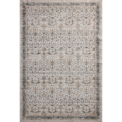 Anniston ANS-01 Rug by Loloi in ivory, stone. Made from 100% polyester face in a unique style.