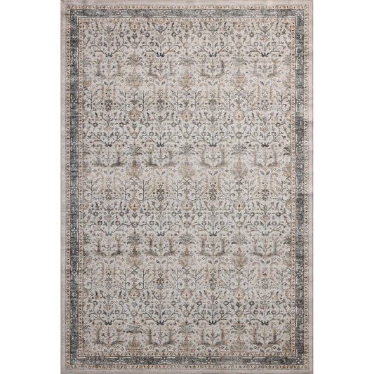 Anniston ANS-01 Rug by Loloi in ivory, stone. Made from 100% polyester face in a unique style.
