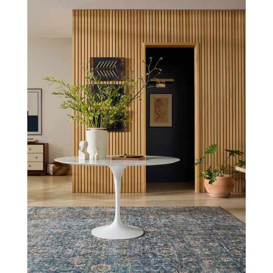 Anniston ANS-02 Rug by Loloi in lagoon, natural. Made from 100% polyester face in a unique style.