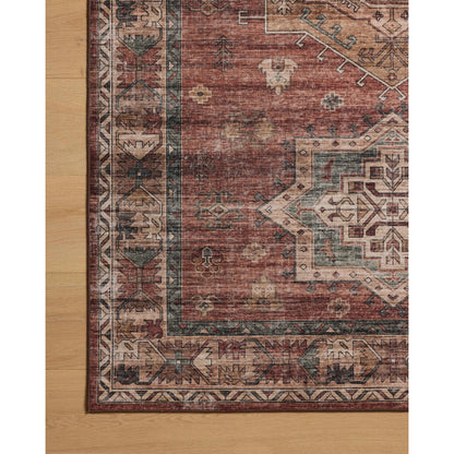Anniston ANS-04 Rug by Loloi in spice, multi. Made from 100% polyester face in a unique style.