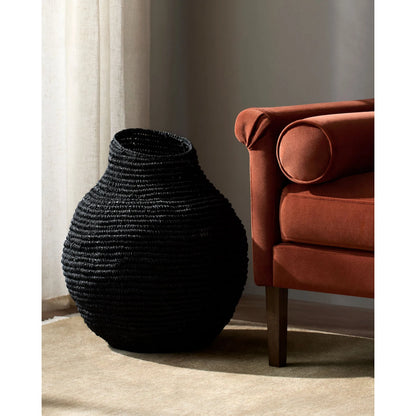 Anouk Basket by Surya in powder coated. Made from seagrass, iron in a unique style.