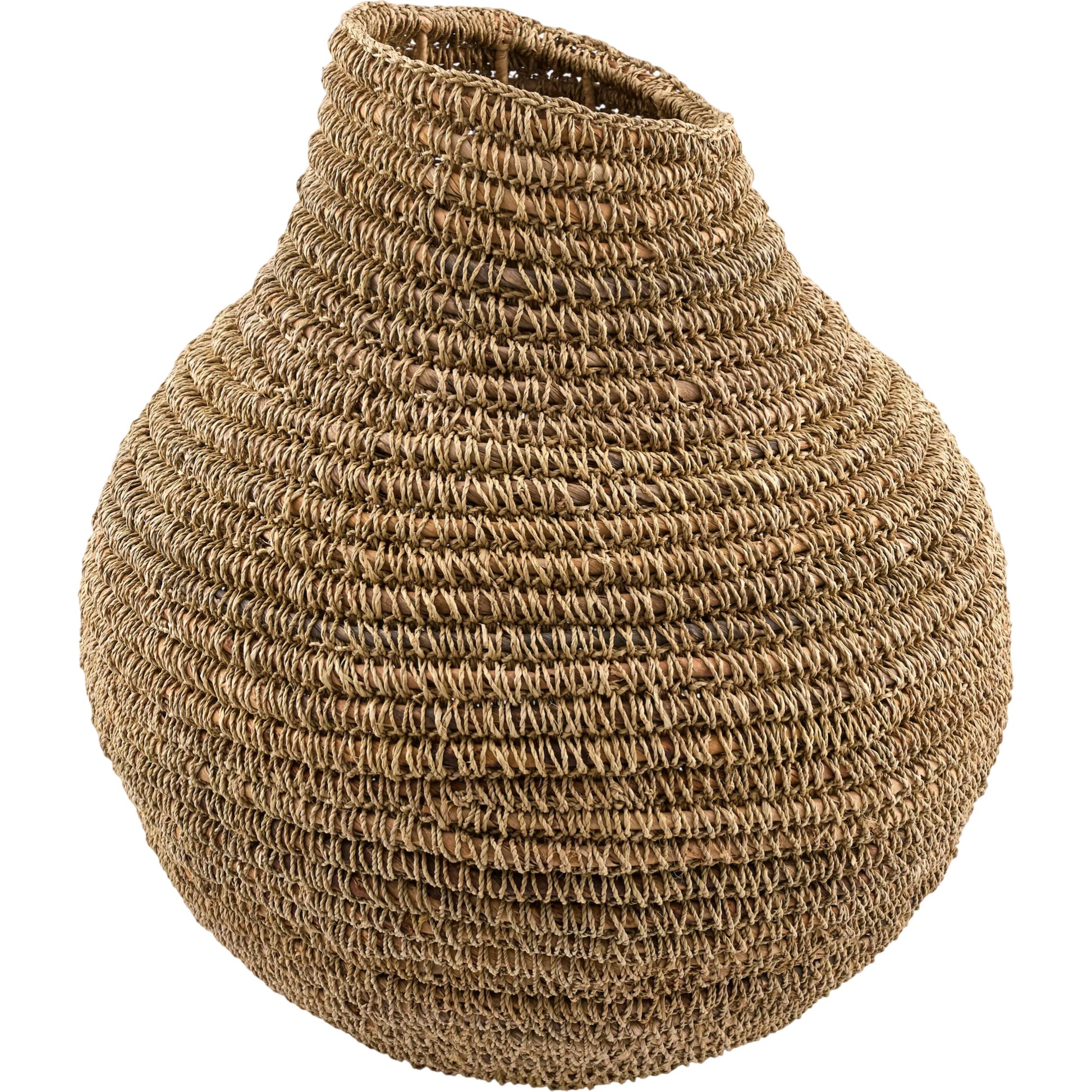 Anouk Basket by Surya in powder coated. Made from seagrass, iron in a unique style.