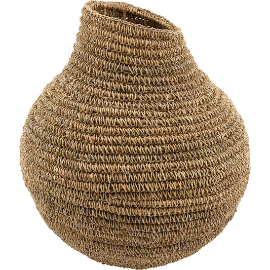 Anouk Basket by Surya in powder coated. Made from seagrass, iron in a unique style.