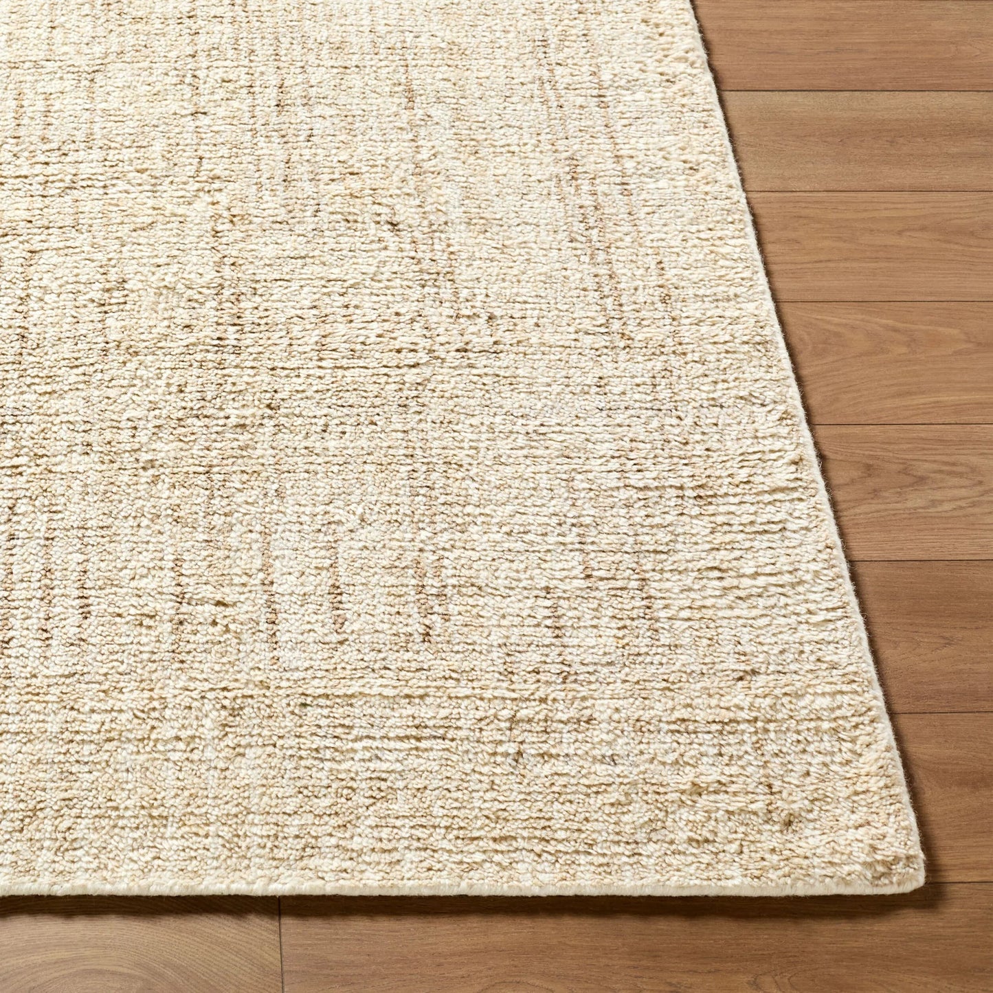 002 SI-2528664,SI-2528665,SI-2528666,SI-2528667 | Closeup | Cyra ANR-4100 Rug by Livabliss in ivory, sand, beige, taupe. Made from wool in a unique style.