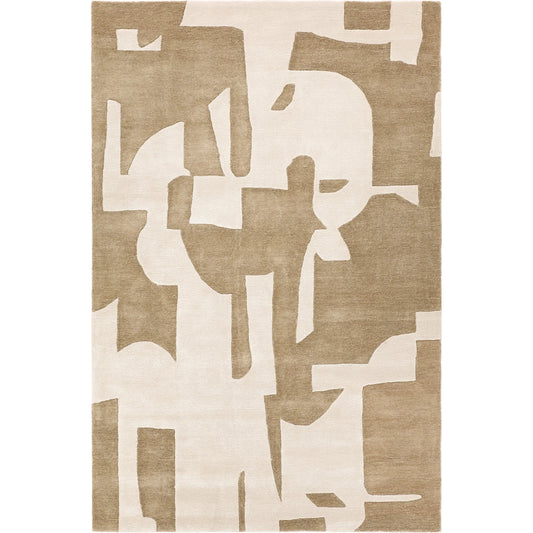 Anthem ANT05 Rug by Jaipur Living in tan, cream. Made from 60% wool 20% cotton 20% viscose in a unique style.