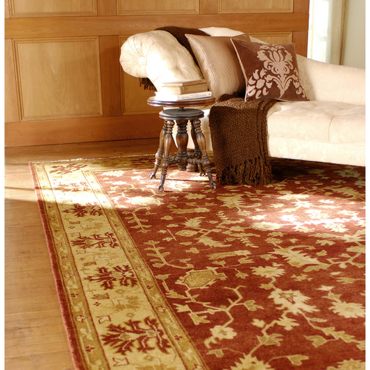 Antolya Rug - 2543 by Surya in rust, wheat, olive, mustard, light beige. Made from 100% new zealand wool in a unique style.