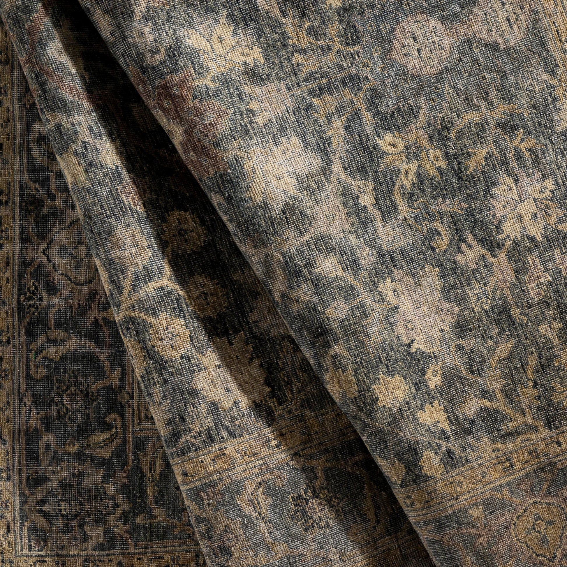 Anatolia Rug - 27231 by Surya in black, olive, tan, mauve. Made from unique in a unique style.