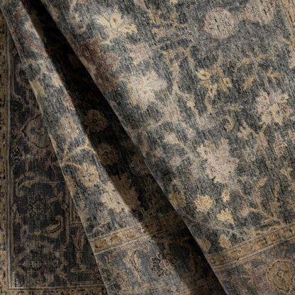 Anatolia Rug - 27231 by Surya in black, olive, tan, mauve. Made from unique in a unique style.