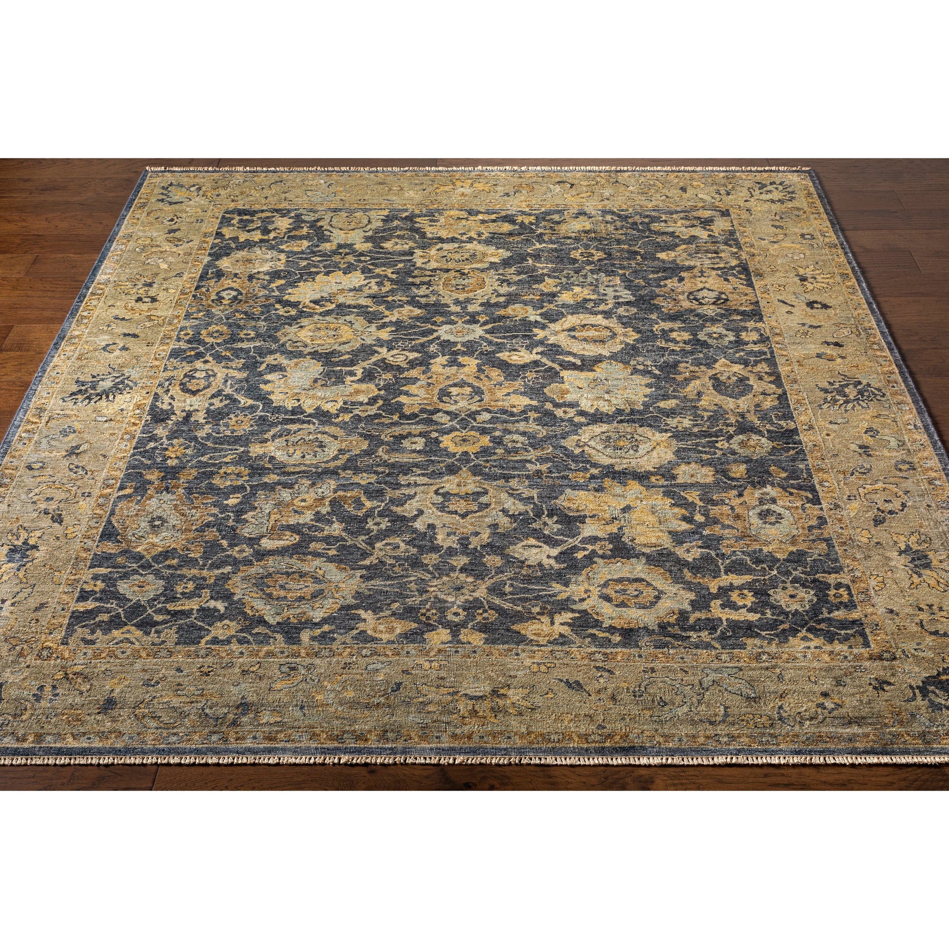 Anatolia ANY-2304 Rug by Surya in black, olive, dark brown, beige. Made from unique in a unique style.