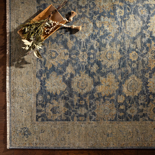Anatolia Rug - 27233 by Surya in black, olive, dark brown, beige. Made from unique in a unique style.