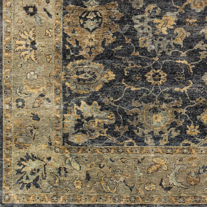 Anatolia ANY-2304 Rug by Surya in black, olive, dark brown, beige. Made from unique in a unique style.