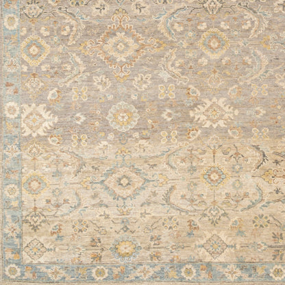 Anatolia ANY-2308 Rug by Surya in light beige, tan, light brown, denim. Made from main: 100% wool in a modern style.