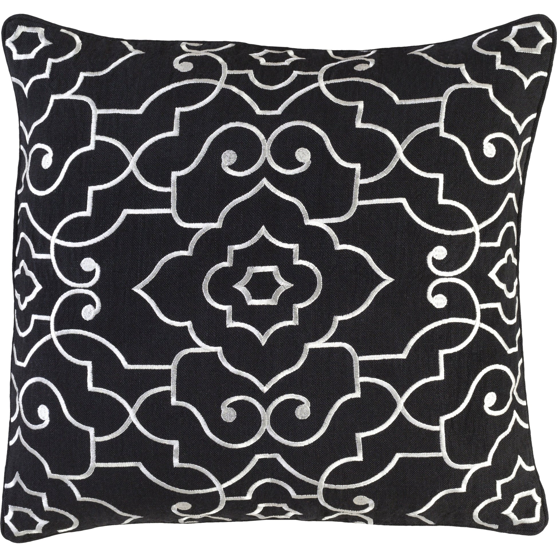 Adagio Pillow - 33849 by Surya. Made from front: 100% linen, back: 100% linen in a traditional style.