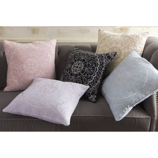 Adagio Pillow - 33849 by Surya. Made from front: 100% linen, back: 100% linen in a traditional style.