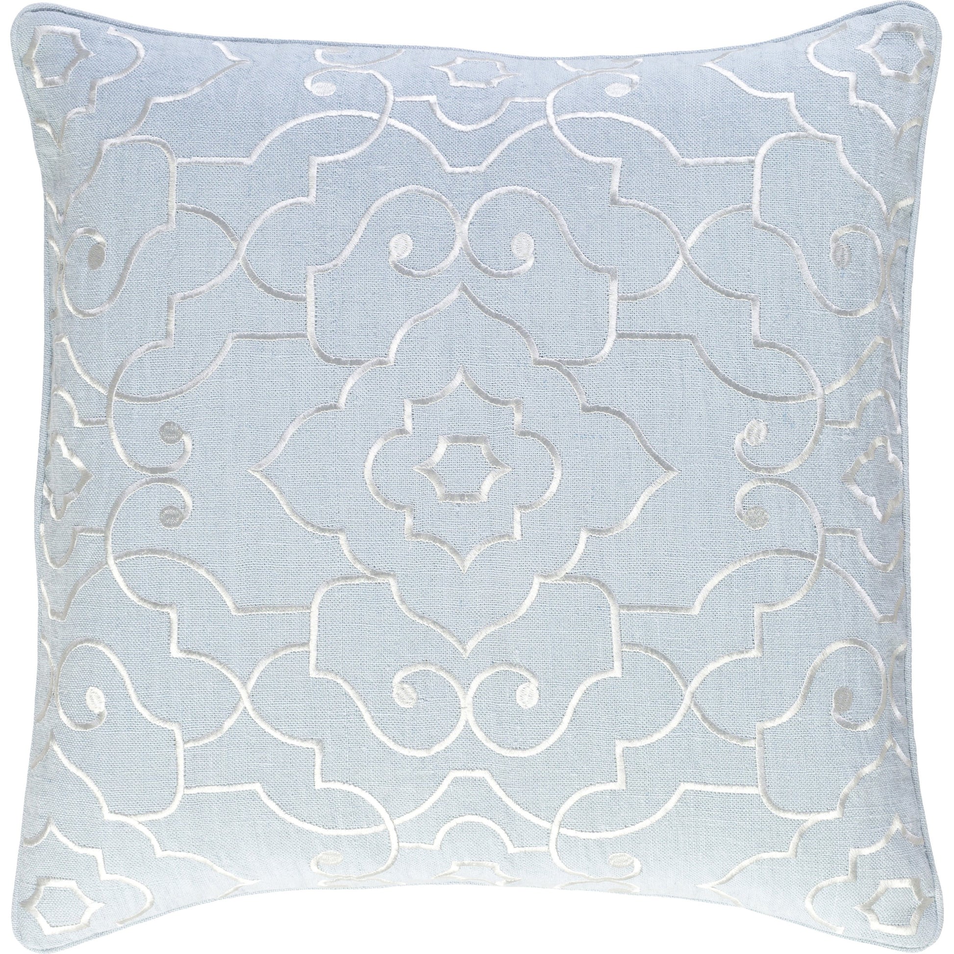 Adagio Pillow - 33849 by Surya. Made from front: 100% linen, back: 100% linen in a traditional style.